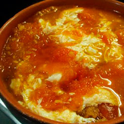 Sopa castellana, en Restaurante el tormo