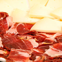 la mejor combinación, jamón y queso