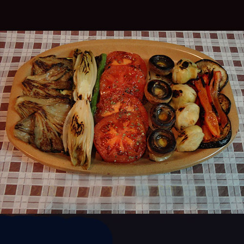 Prueba nuestra parrillada de Verduras En Restaurante el Tormo