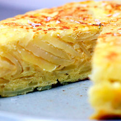 Tortilla de patatas casera